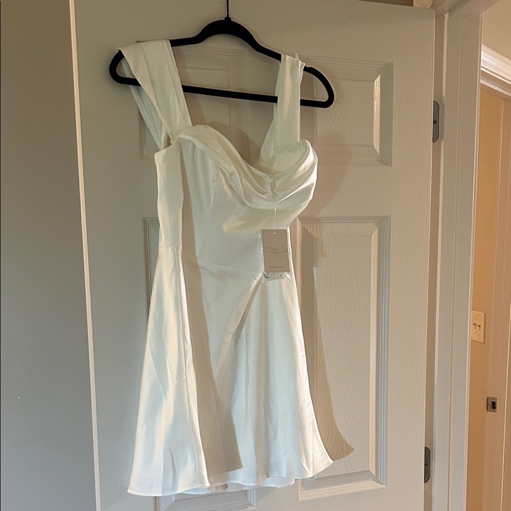 Birdy Grey White Mini Dress